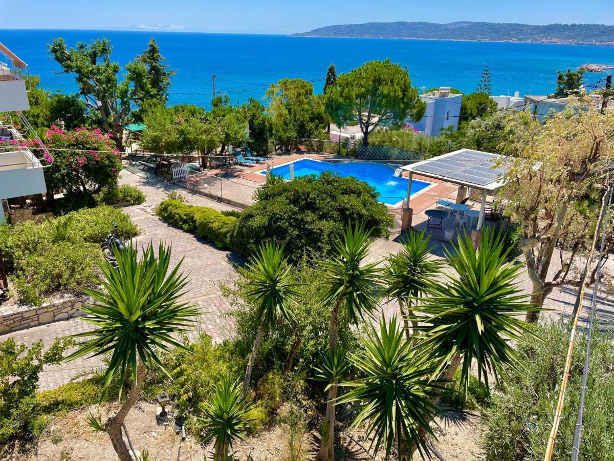 Vasilikos Apartments Paralia Agias Foteinis ภายนอก รูปภาพ